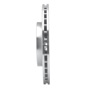 Volkswagen Quantum Brake Rotor (1) - Front Left - R1 Concepts - Drilled & Slotted - Silver - `86-`08